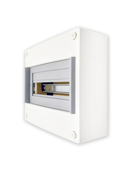Caja de Superficie de 13 módulos Marfil