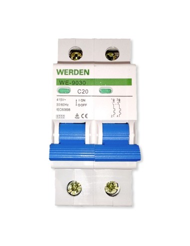 Int. Magnetotérmico 2P 20A (Werden)