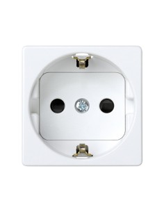 Enchufe 16A T.T. Lateral Schuko Blanco Simon 27