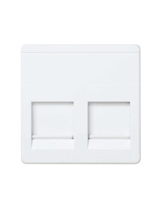 Tapa para 2 Conectores Internet RJ45 AMP SIMON 27486-35
