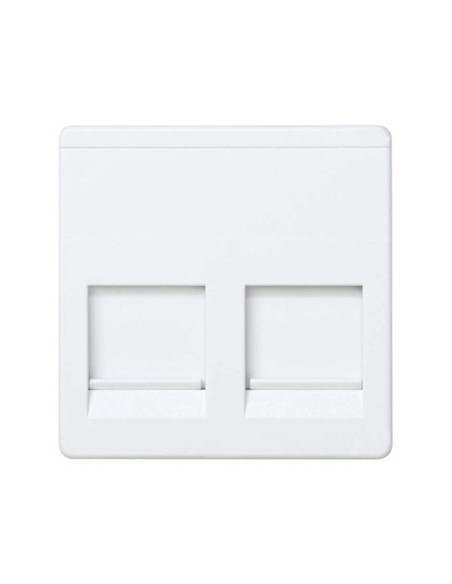 Tapa para 2 Conectores Internet RJ45 AMP SIMON 27486-35