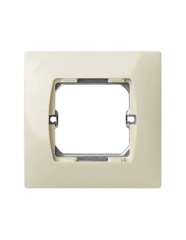 Placa de 1 Elemento Marfil Simon 27