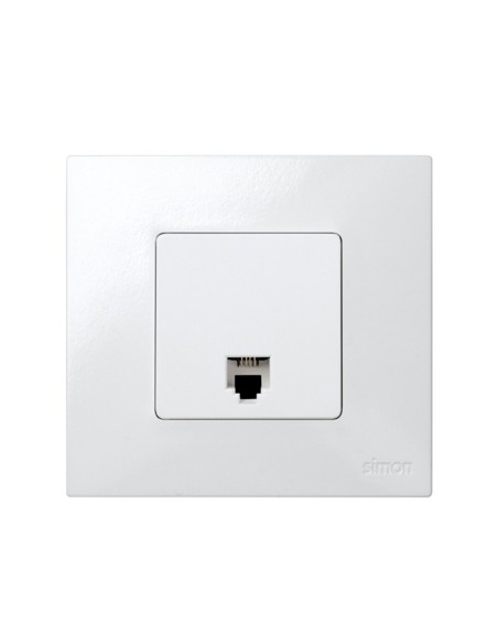 Toma de Teléfono 4C Blanca Simon 27