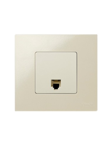 Toma de Teléfono 4C Marfil Simon 27