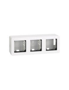 Caja de superficie 3 Elementos Blanco Simon 27