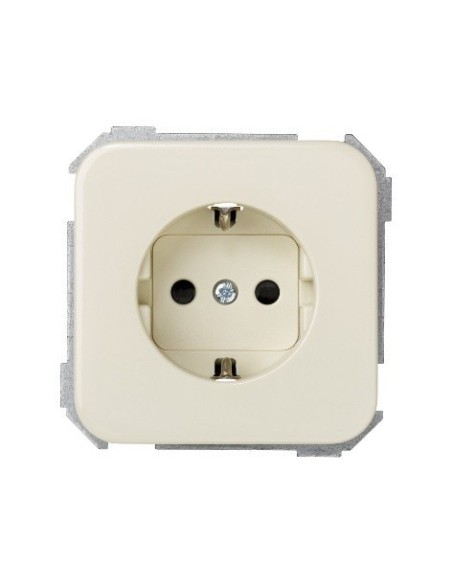 Base de Enchufe 16A Schuko Marfil Simon 31432-61