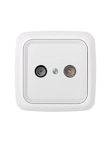 Placa Toma TV-R Blanco Simon 31