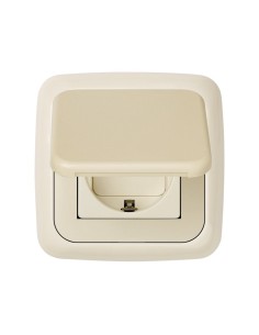 Tapa Abatible para base de enchufe schuko Marfil Simon 31 2