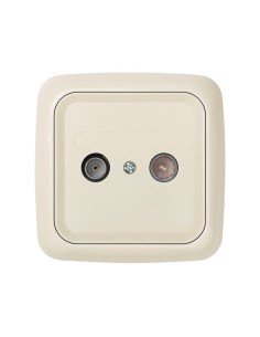 Placa Toma TV-R Marfil Simon 31 2