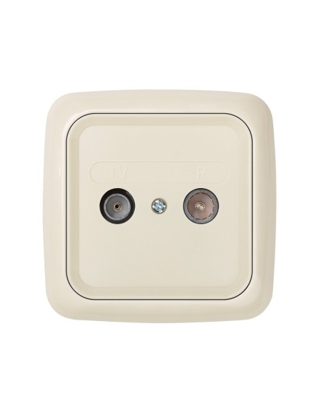 Placa Toma TV-R Marfil Simon 31