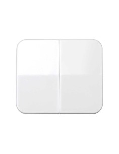 Tecla doble color Blanco Simon 75
