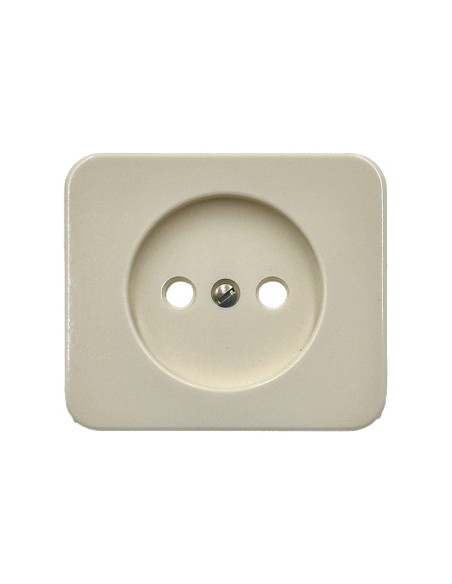 Tapa base de enchufe bipolar Marfil Simon 75