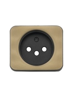 Tapa Enchufe 2P+TT Bronce Simon 75