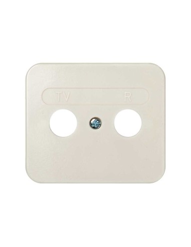 Placa Toma R-TV Marfil Simon 75