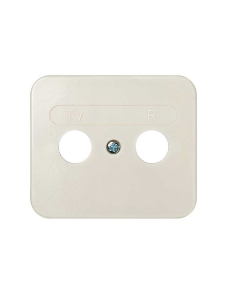 Placa Toma R-TV Marfil Simon 75