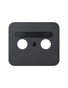 Placa Toma R-TV Grafito Simon 75