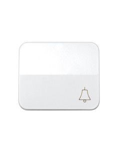 Tecla con grabado Campana para pulsador Blanco Simon 75