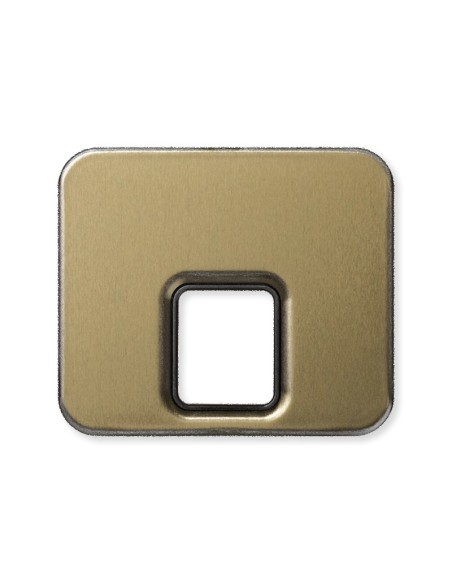 Placa Teléfono RJ11/ RJ12 Bronce Simon 75