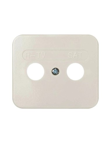 Placa Toma R-TV+SAT Marfil Simon 75