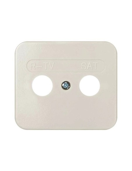 Placa Toma R-TV+SAT Marfil Simon 75