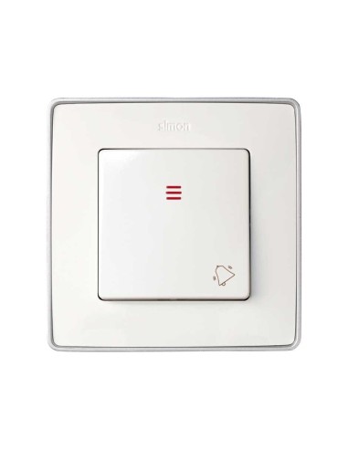Tecla Campana con Visor Blanco Simon 82