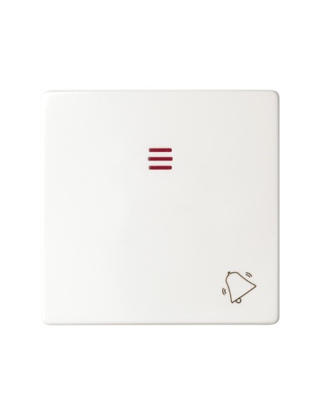 Tecla Campana con Visor Blanco Simon 82