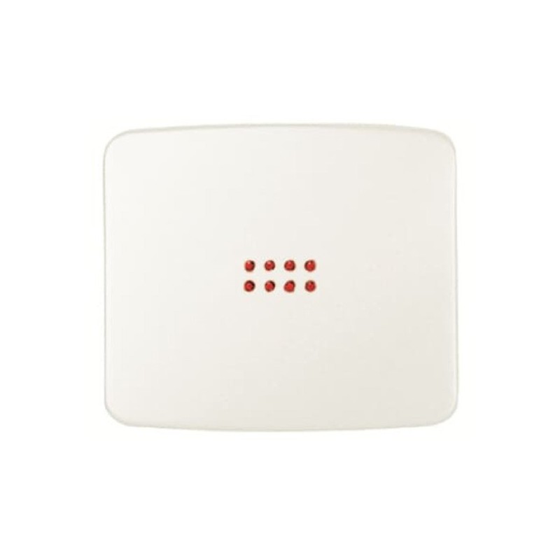 Tecla Ancha Con Visor BLANCO serie ARCO