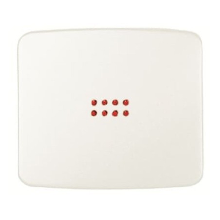 Tecla Ancha Con Visor BLANCO serie ARCO
