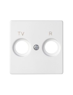 Tapa Para Tomas TV-R Blanca Simon 82