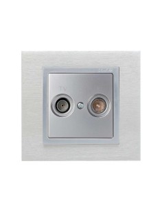 Tapa Para Tomas TV-R Aluminio Simon 82 2