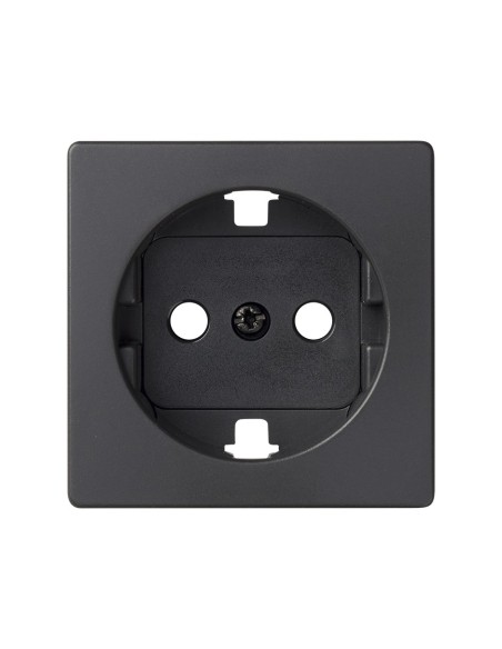 Tapa Para Enchufe Schuko Grafito Simon 82