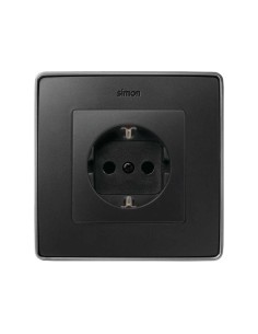 Tapa Para Enchufe Schuko Grafito Simon 82 2