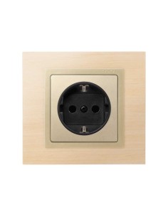 Tapa Para Enchufe Schuko Cava Simon 82 2