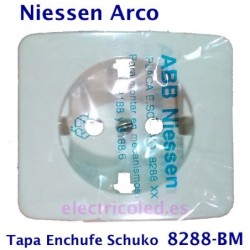 Tapa Enchufe Schuko MARFIL Niessen ARCO