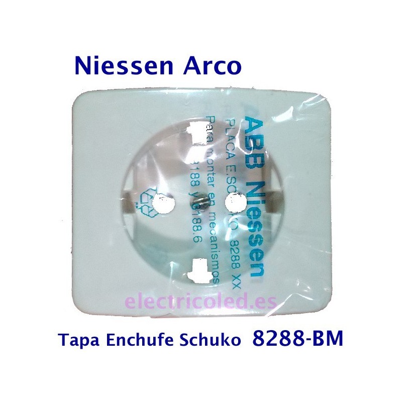 Tapa Enchufe Schuko MARFIL Niessen ARCO