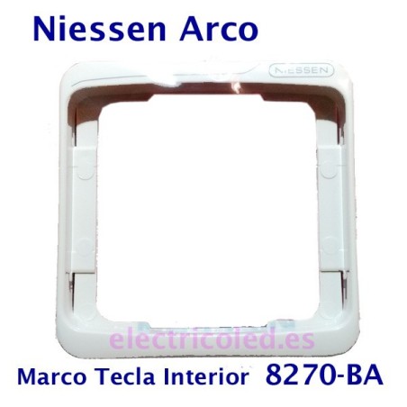 Marco Tecla Intermedia Arco Color Niessen 8270 BLANCO