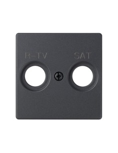 Tapa Toma R-TV+SAT Grafito Simon 82