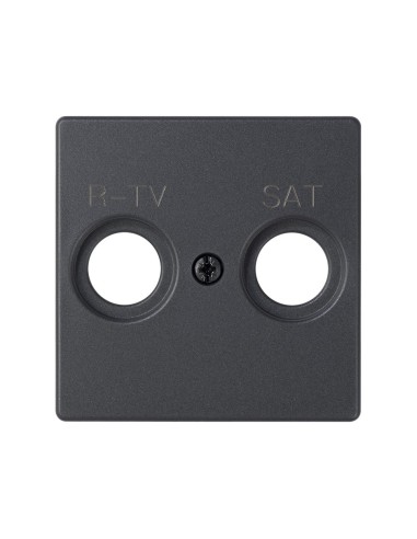 Tapa Toma R-TV+SAT Grafito Simon 82