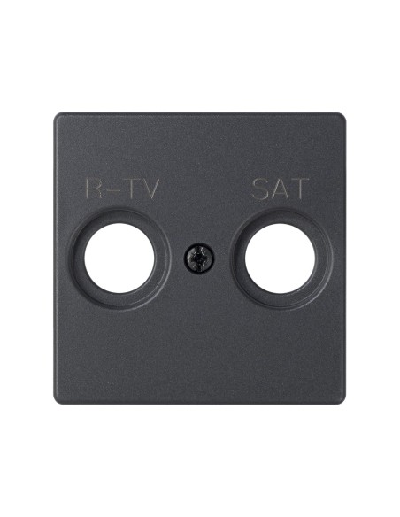 Tapa Toma R-TV+SAT Grafito Simon 82