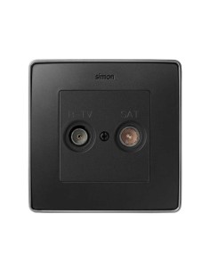 Tapa Toma R-TV+SAT Grafito Simon 82 2