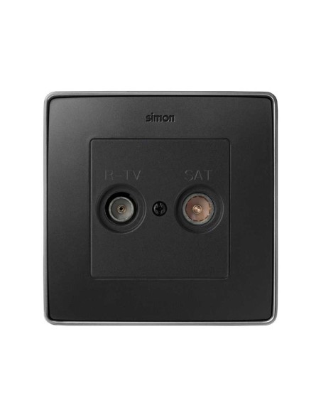 Tapa Toma R-TV+SAT Grafito Simon 82