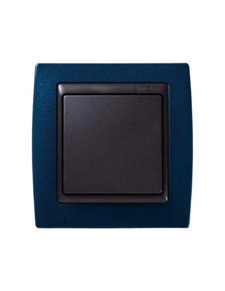 Marco 1 elemento Azul Metalizado Simon 82