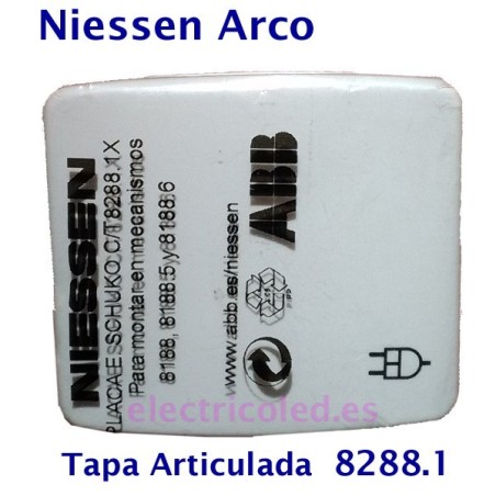 Tapa Articulada Enchufe Schuko
