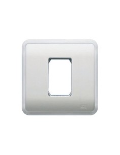 Placa 1 elemento estrecho con bastidor para caja antigua BJC serie Estrella