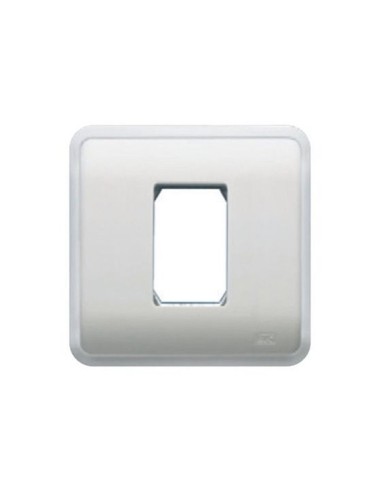 Placa 1 elemento estrecho con bastidor para caja antigua BJC serie Estrella