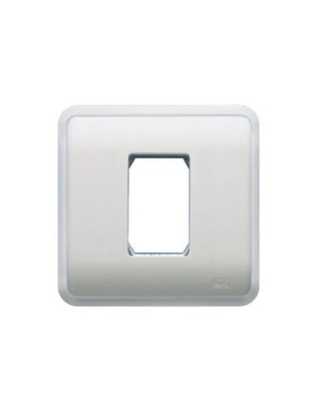 Placa 1 elemento estrecho con bastidor para caja antigua BJC serie Estrella