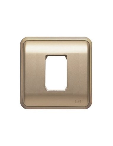 Placa 1 elemento estrecho con bastidor para caja antigua BJC serie Estrella