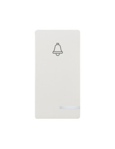 Tecla Estrecha Pulsador Timbre Blanca sin Difusor BJC Sol Teide