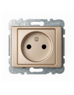 Base de enchufe 2P con tapa incluida Serie IRIS 18022-OD