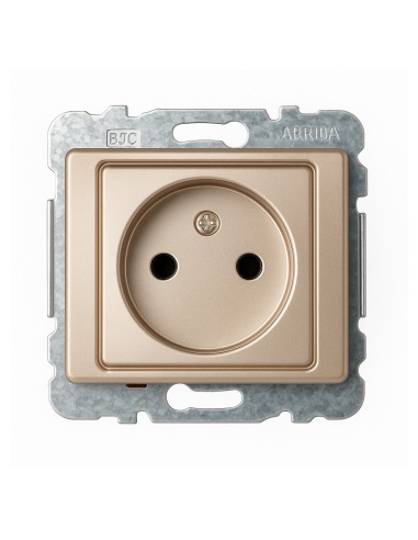 Base de enchufe 2P con tapa incluida Serie IRIS 18022-OD